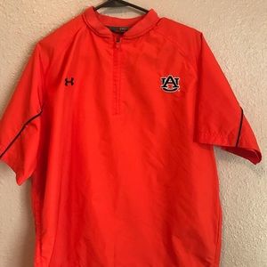 Under Armor Auburn Short Sleeve Windbreaker